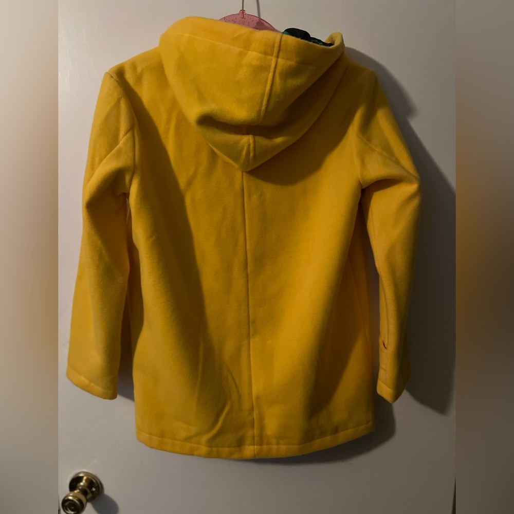 Kids Yellow Rowing Blazers Duffle Coat with Toggle Buttons Size L 10/12 - Picture 6 of 9